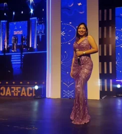 Emcee Sreyashi Ghosh